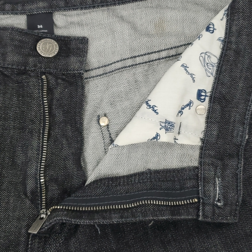 Sean John Denim Long Shorts Black Men's 34 - Picture 9 of 15